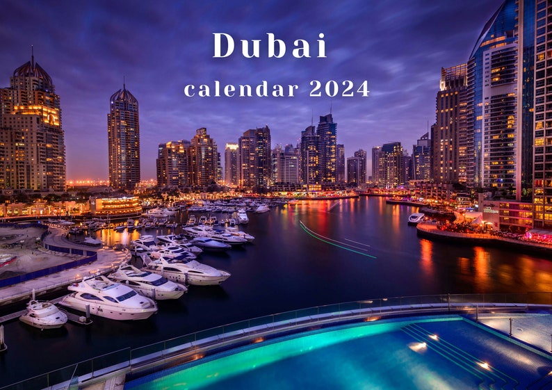 Dubai 2025 Calendar Etsy