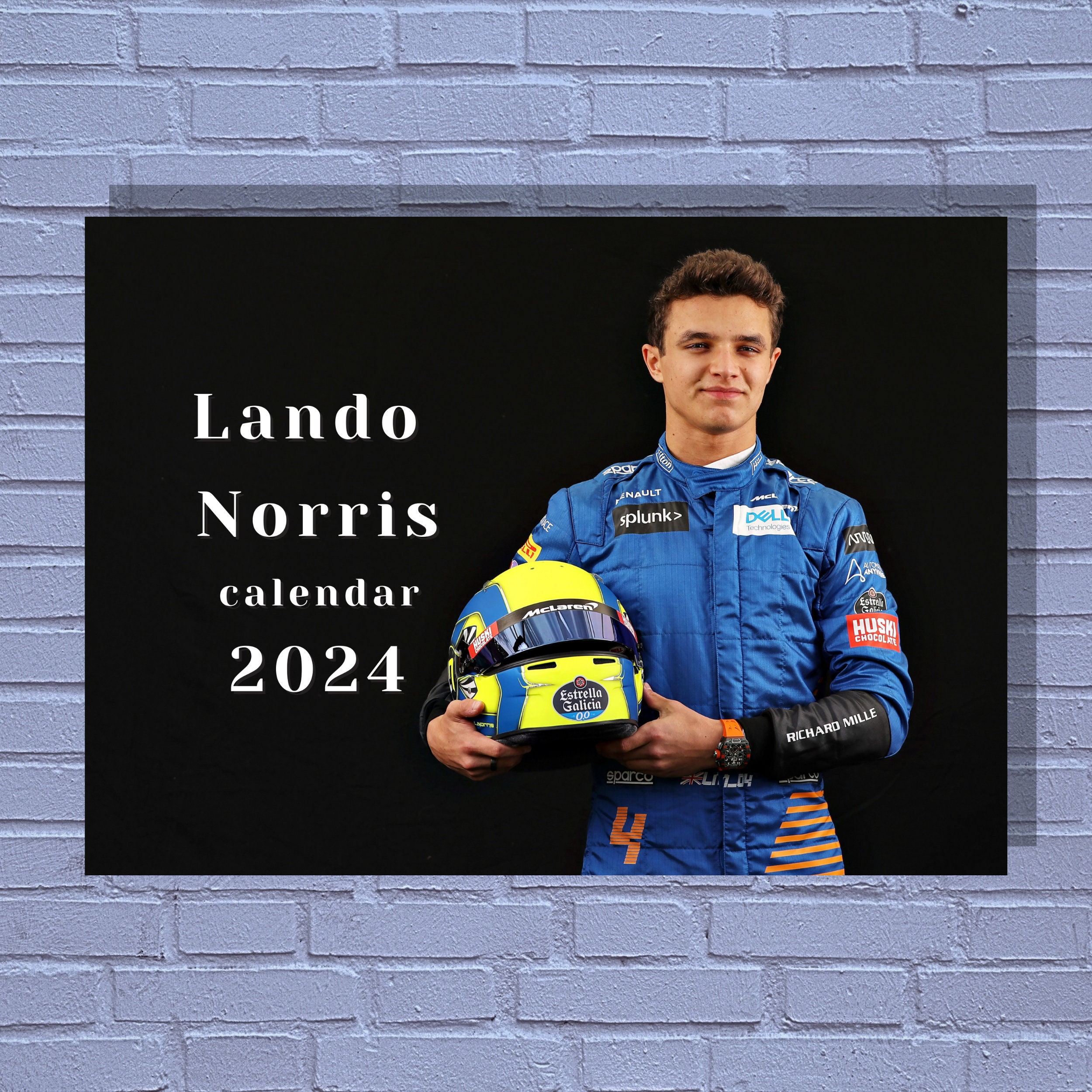 Lando Norris Kalender 2025 Etsy Schweiz
