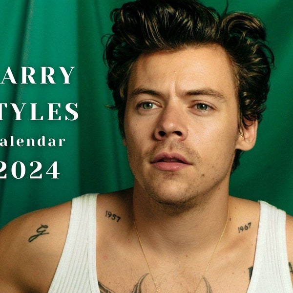 2024 Harry Styles Calendar Etsy UK