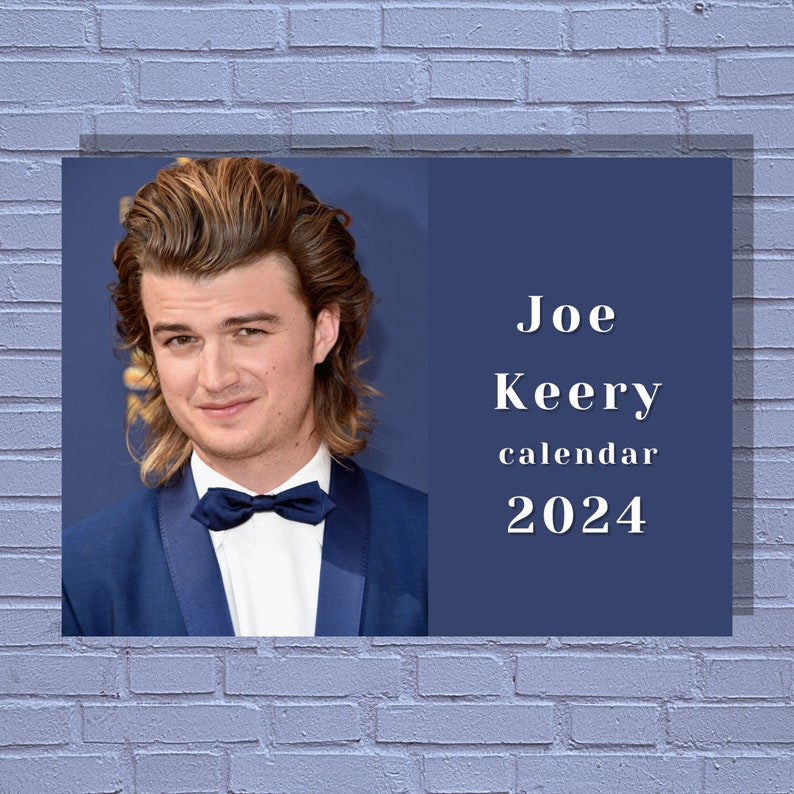 Joe Keery 2024 Calendar Etsy