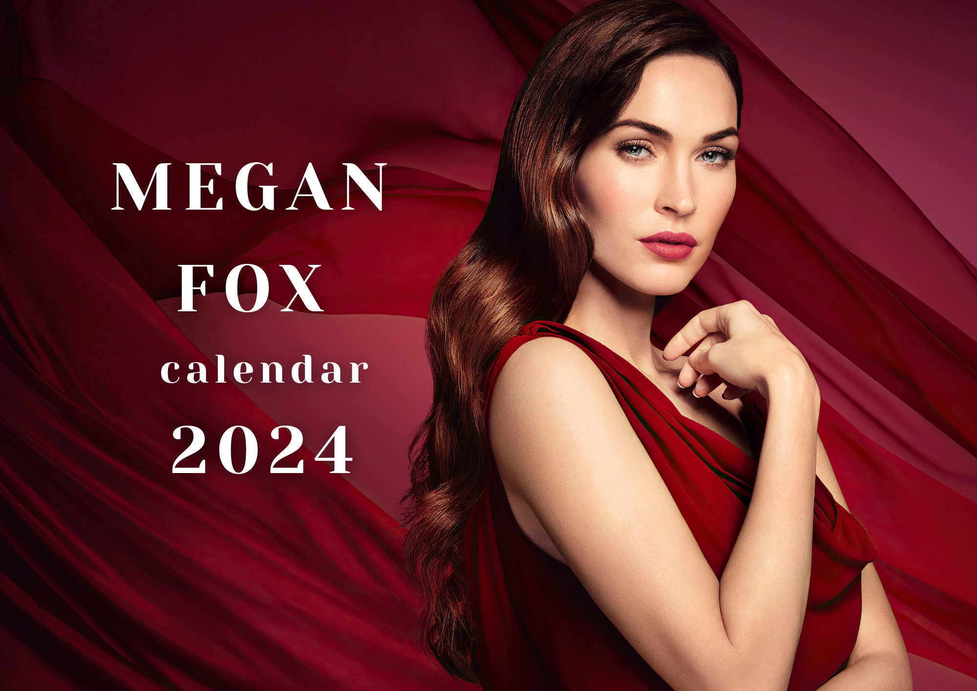 Megan Fox 2024 Calendar Etsy
