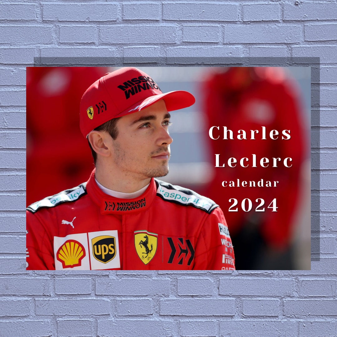 Charles Leclerc 2024 Calendar Etsy