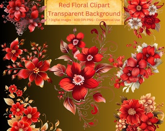 Rode bloemen illustraties, rode bloemen, rood, bloemen, aquarel bloemen png download