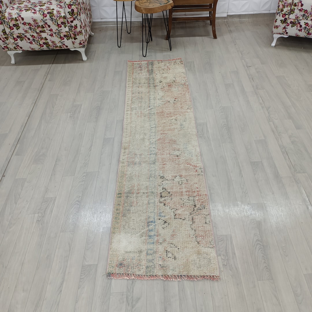 Muted Color Runner Rug Handmade Stair Rug Corridor Rug Hallway Rug ...