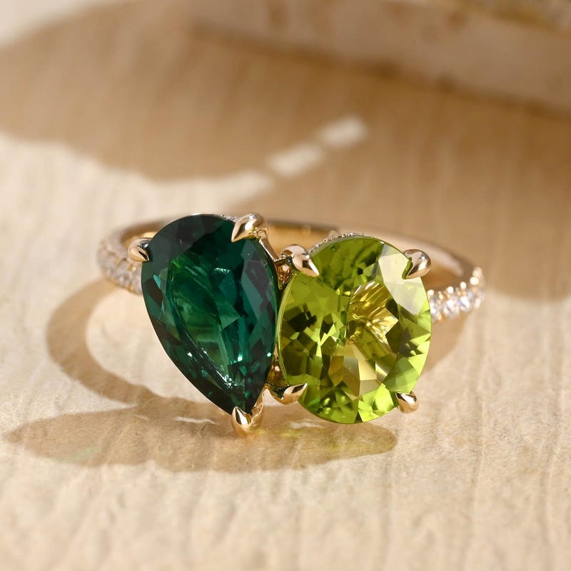 Labgrown Peridot - Etsy