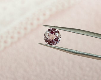 Lab Grown Round Cut Light Purple Color Change Alexandrite Loose Stone for Jewelry Making/ Gemstones Lab Created/ Unique Anniversary Gift
