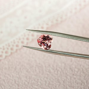 Lab Grown Heart Cut AAA Flawless Pink Sapphire Loose Stone for Jewelry Making/ Gemstones Supplies Lab Created/ Beautiful Anniversary Gift