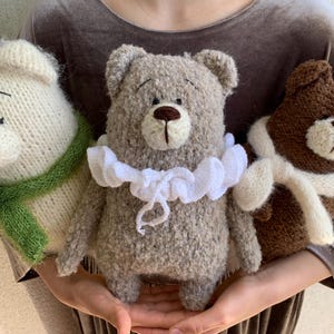 Patrón de tejido de oso: tutorial de juguete en PDF, patrón de tejido fácil, oso de peluche DIY, patrón de tejido de peluche, descarga instantánea