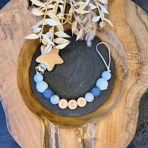 Pacifier chain with name, customizable