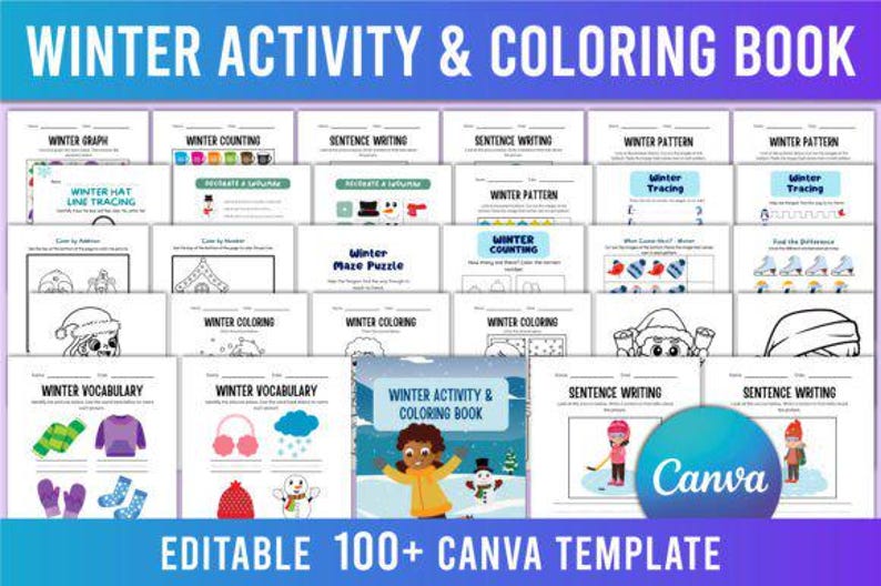 Preschool Learning Bundle | Kids Math Activity Book | Printable ...