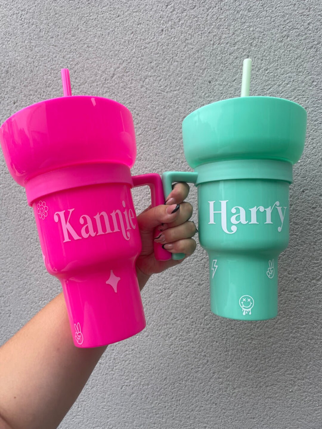 Personalised Stadium Cup Snack Bowl and Cup Drinking Cup Etsy