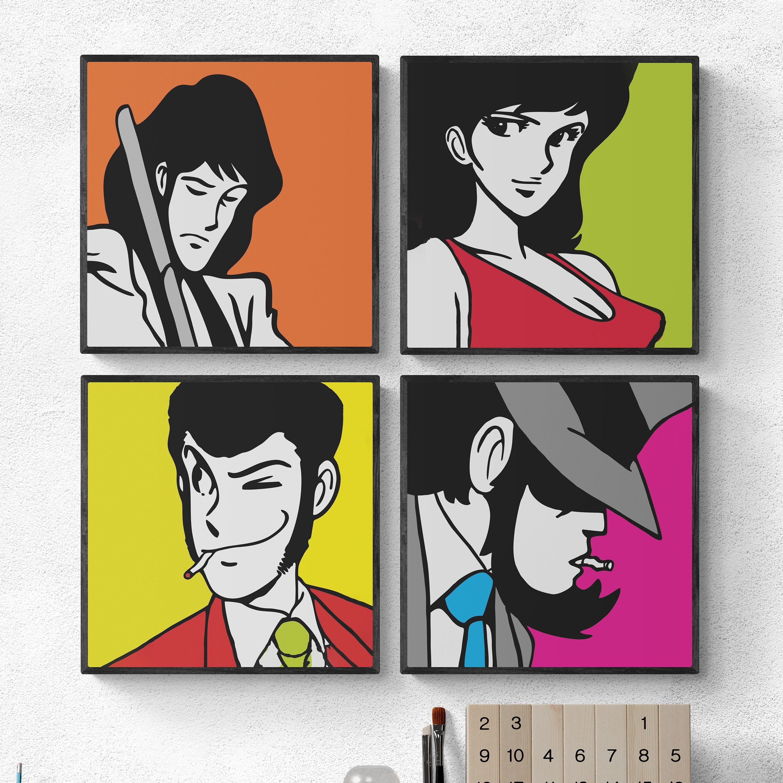 Quadro Lupin Riproduzione Artistica - Quadro Su Tela Pronto Da - Foto 6