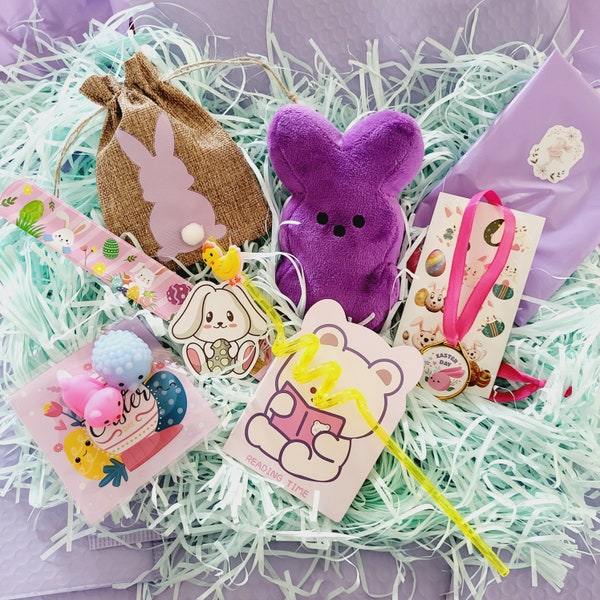 Box kawaii Easter gifts cute children girls boys