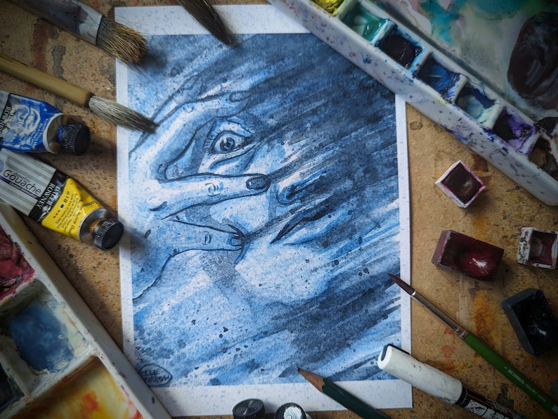 Emotive surreal art print