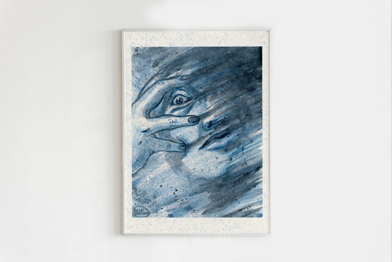Emotive surreal art print
