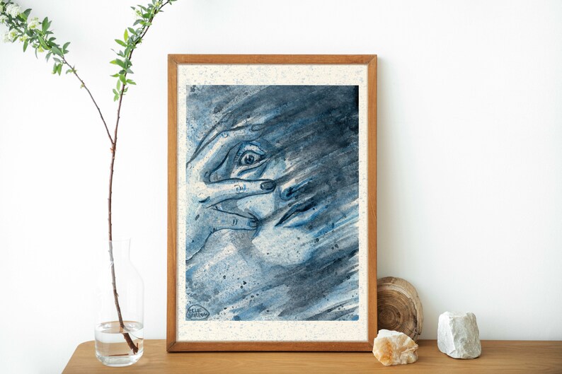 Emotive surreal art print