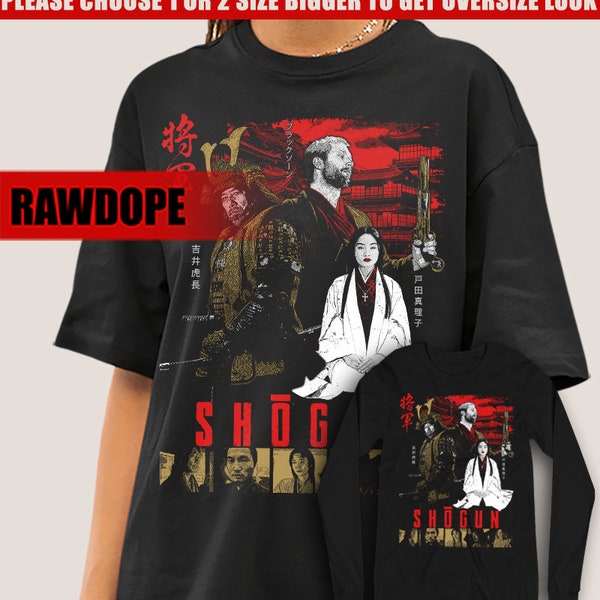 T-shirt Shogun 2024, chemise inspirée du shogun, chemise de cinéma