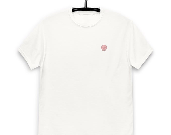 White "Rosé Shell" T-shirt – Chic coastal style
