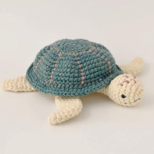 Sea Turtle Crochet Pattern - Cute Amigurumi Animal Crochet for Beginners - German