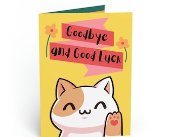 Purrfect Farewell Card