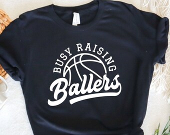 Basketball Mama T-Shirt, Sports Mama T-Shirt, Mama T-Shirt, beschäftigt Ballspieler zu erziehen, Sportler Mama, Stolze Basketball Mama,
