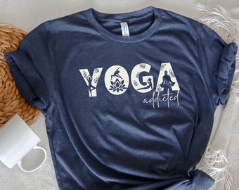 Yoga Shirt Women, Yoga Tshirt, Yoga Lover Shirt, Funny Yoga Gift, Meditation Shirt, Yoga Class Gift, Yogi Shirts, Yoga Clothes Gift for Yogi