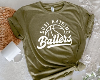 Basketball Mama T-Shirt, Sports Mama T-Shirt, Mama T-Shirt, beschäftigt Ballspieler zu erziehen, Sportler Mama, Stolze Basketball Mama,