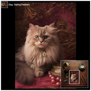 Carte d'anniversaire chat marron avec bijoux en cristal de rhodonite pour maman mère tante grand-mère soeur femme petite amie cousine meilleure amie meilleure amie