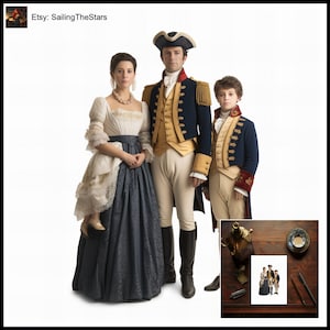Tarjeta de felicitación Retratos familiares Victoria 1 Ilustración de las civilizaciones antiguas Regalo para ella Él Padre Madre Vestido Vestido Diseño de arte