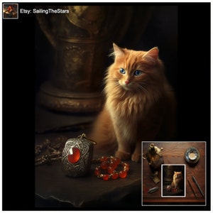 Carte d'anniversaire chat roux avec bijoux en cornaline pour maman mère tante grand-mère soeur épouse petite amie cousine meilleure amie meilleure amie