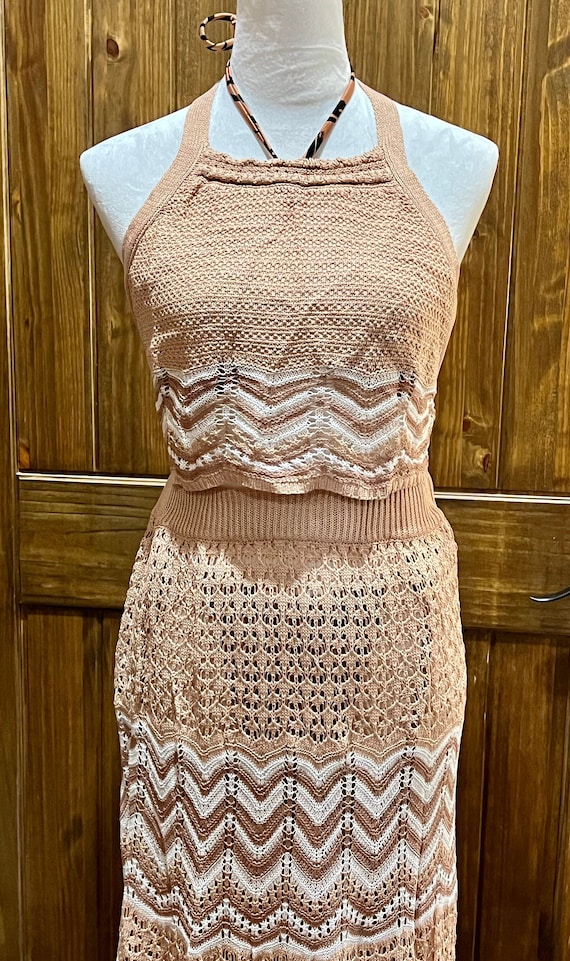 Cupshe Boho-Chic 2 piece crocheted Cover Up