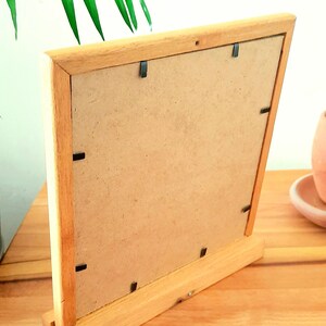 Small Wooden Picture Frame + Stand - Etsy