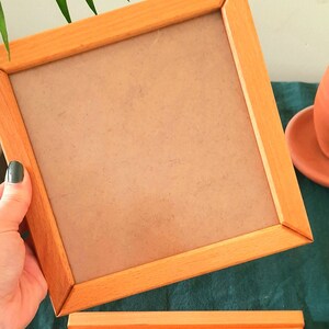 Small Wooden Picture Frame + Stand - Etsy