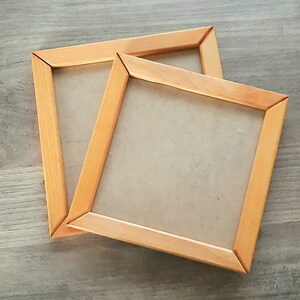 Small Wooden Picture Frame + Stand - Etsy
