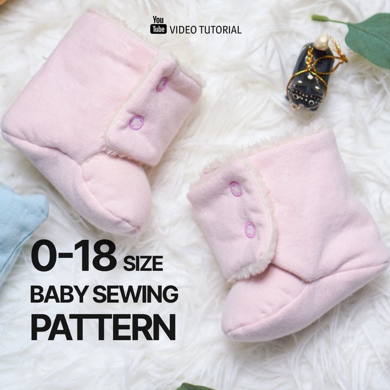Baby Booties PDF Digital Pattern, Sewing Patterns - Etsy