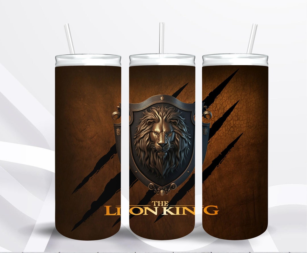Kenya Personalized Lion 4 in 1 Can Cooler Tumbler Stylized Maasai Shield LT7