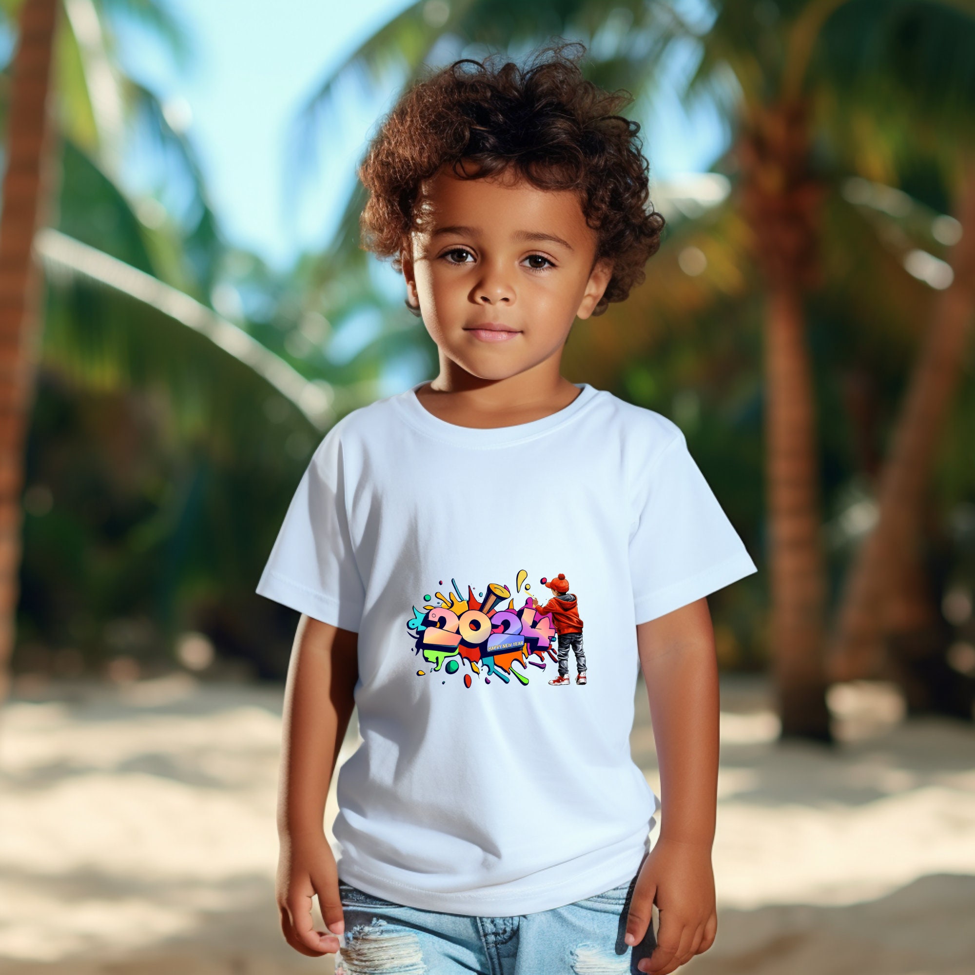 Happy New Year 2024 Graffiti Png Designchristmas 2024 Graffiti Boy