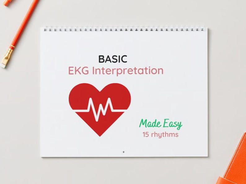 EKG Interpretation 4x6 Flashcards Printable - Etsy Australia