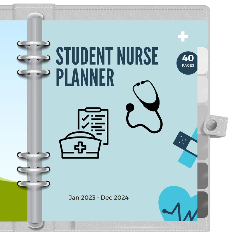 Nursing Student Planner printable Etsy