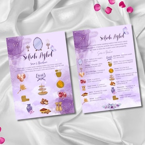 Sofreh Aghd Wedding Program Template: Persian Ceremony Explanation Card (Digital Download)