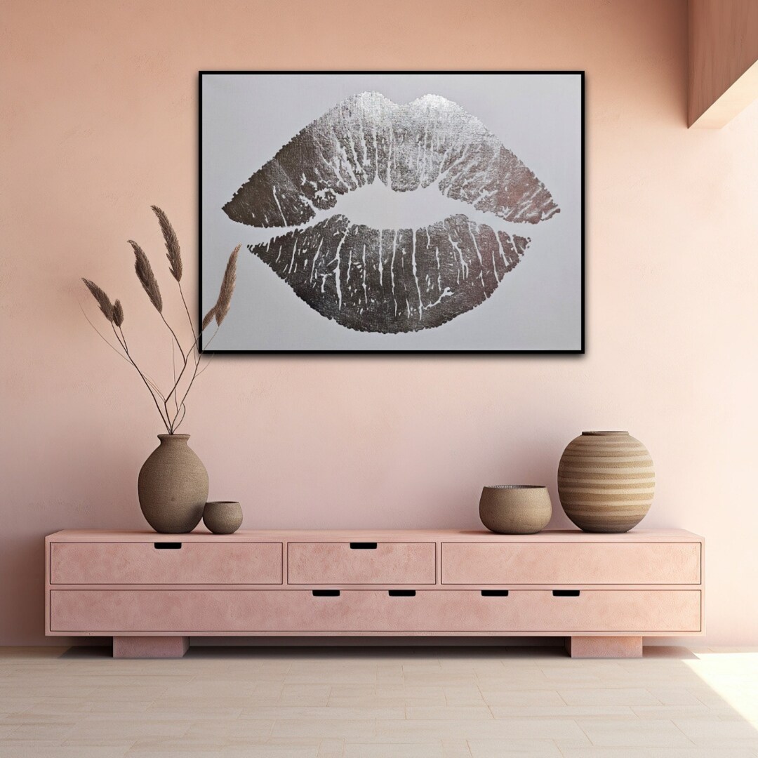 Lips Wall Picture for Beauty Salon wall Decor Lips Painting Etsy