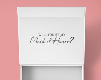 Will You Be My Maid of Honor - Instant Digital Download - SVG, PNG, DXF, eps, jpg - Suitable for Cutting Machine (Cricut, Silhouette, etc)