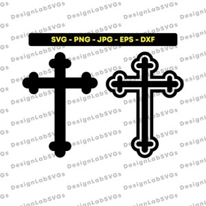 Coptic Orthodox Cross- Instant Digital Download - SVG, PNG, DXF, eps, jpg - Suitable for Cutting Machine (Cricut, Silhouette, etc)
