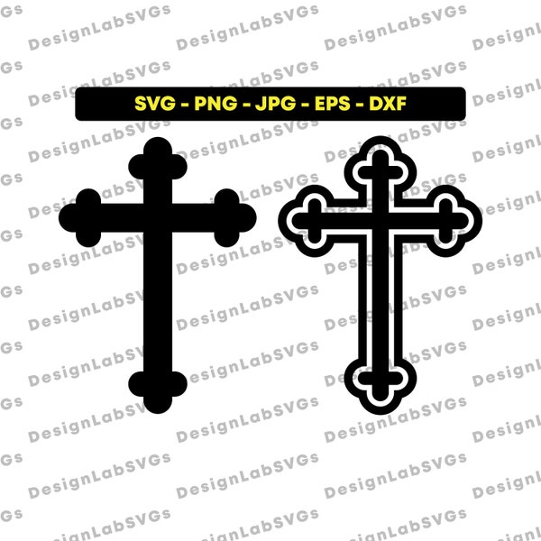 Coptic Orthodox Cross- Instant Digital Download - SVG, PNG, DXF, eps, jpg - Suitable for Cutting Machine (Cricut, Silhouette, etc)