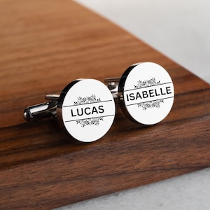 Personalised Engraved Groomsmen Groom Best man Cufflinks Gifts, Wedding Cufflinks, Personalized Cufflinks Wedding favors Cufflinks
