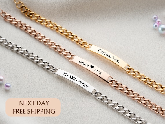 Custom Couple Bracelet, Coordinate Men Bracelet, Valentines Day gift for couples, Unisex Bracelet, Personalized Motto Bracelet, Couples Gift