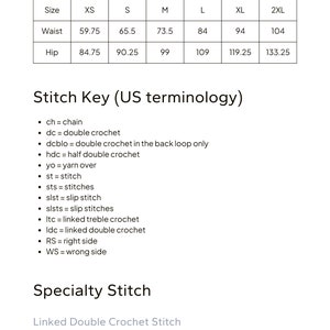 Treble Twirl Crochet Skirt Pattern PDF Download YouTube Video Tutorial Sizes XS-2XL DIY Fashion Easy-to-Follow Instructions image 8