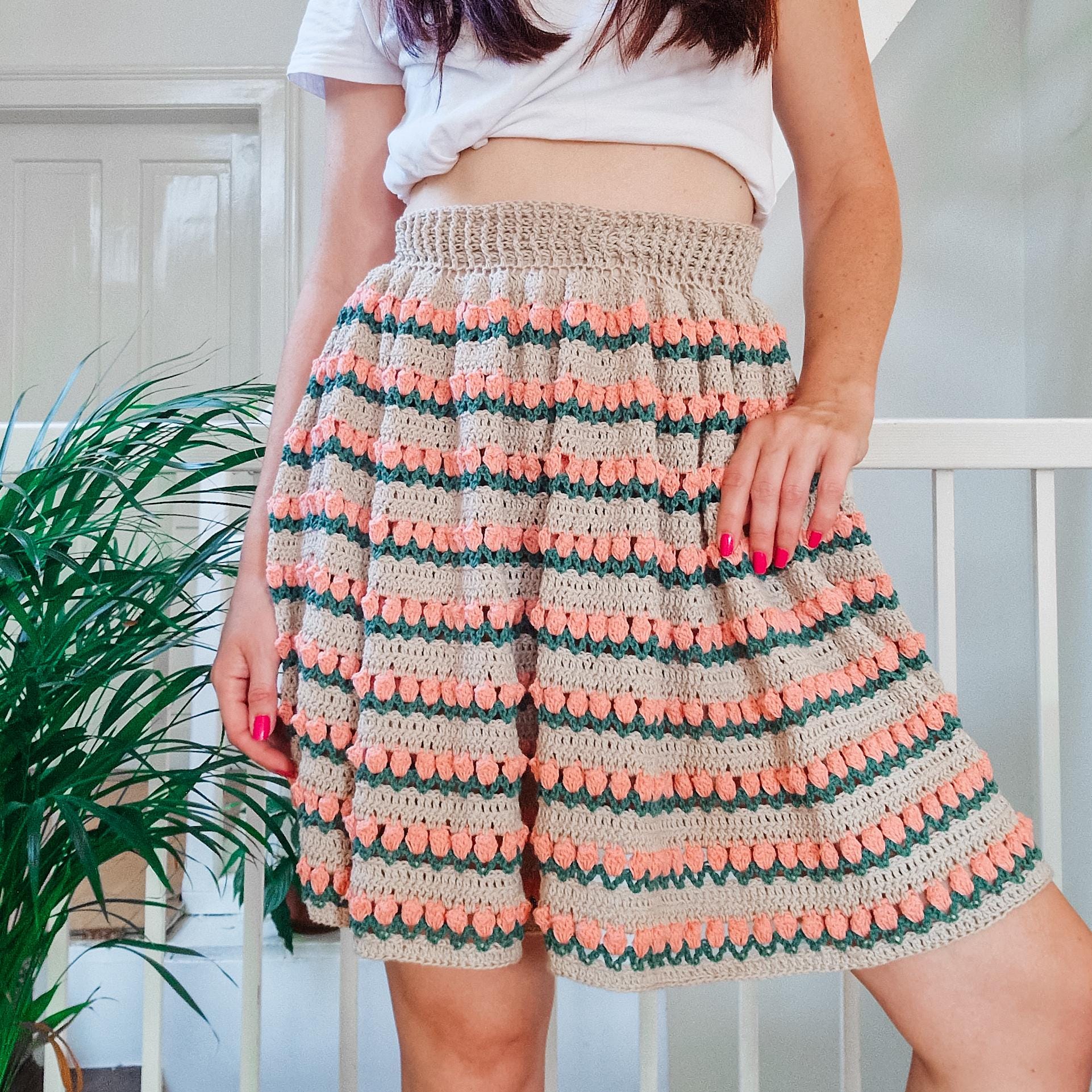 スカート misha&puff Crochet Skating Skirt Moon Crochet Skater Skirt Pattern Free Moondance Pleated Skirt Crochet