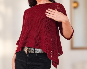 Sway Sweater Crochet Pattern | Beginner A-Line Raglan (PDF Pattern+Video)