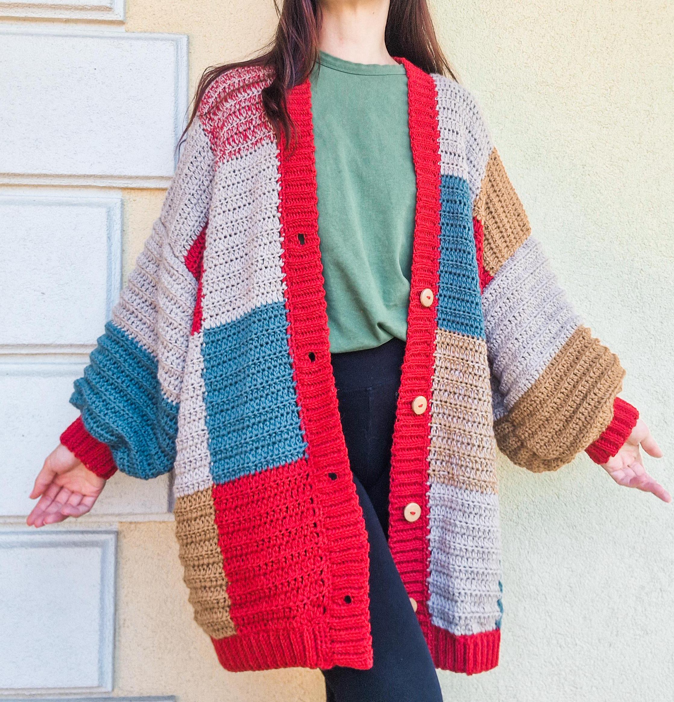 Cardigan Patchwork - Etsy Cardigan Patchwork - Etsy